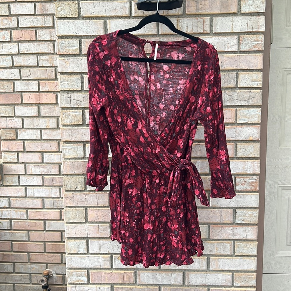 Floral pink Romper by Free People